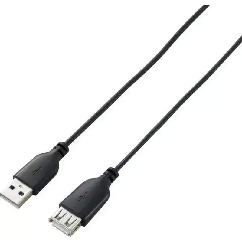 USB 2.0-kabel Renkforce RF-4080795, USB-A naar USB-A, 1 m, zwart