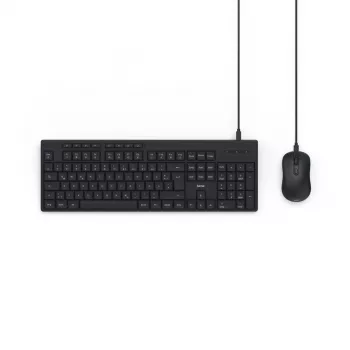 Hama CKM-200 toetsenbord muis inbegrepen home/office USB QWERTZ Duits zwart