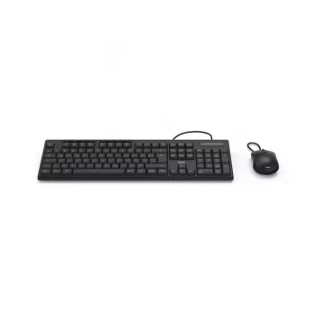 Hama CKM-200 toetsenbord muis inbegrepen home/office USB QWERTZ Duits zwart