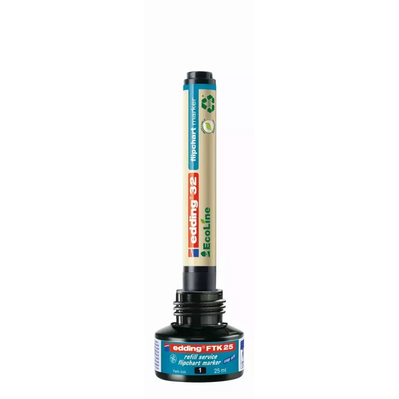 Marker navulling Edding 4-FTK25003, blauwe inkt, 25 ml