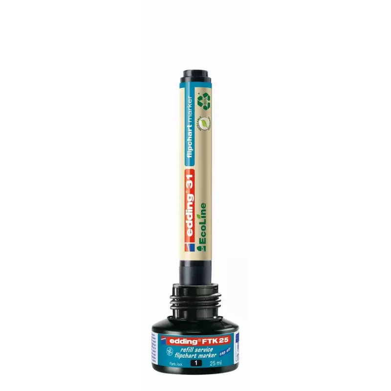 Marker navulling Edding 4-FTK25003, blauwe inkt, 25 ml