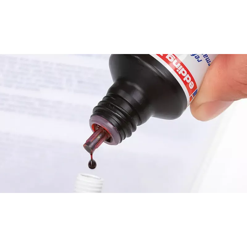 Marker navulinkt Edding T-25, rode inkt, 30 ml, per stuk