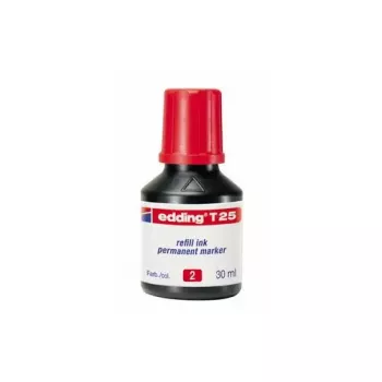 Marker navulinkt Edding T-25, rode inkt, 30 ml, per stuk
