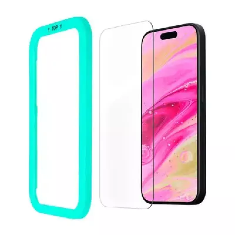 Scherm-/achterkantbescherming LAUT L_IP23A_PG voor Apple iPhone 15, helder glas/kunststof, 1 stuk