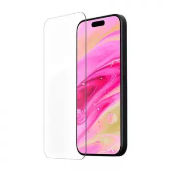Scherm-/achterkantbescherming LAUT L_IP23A_PG voor Apple iPhone 15, helder glas/kunststof, 1 stuk
