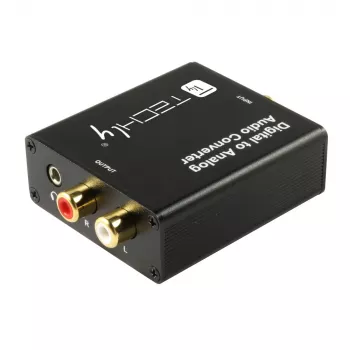 Techly IDATA SPDIF-9 audioconverter zwart