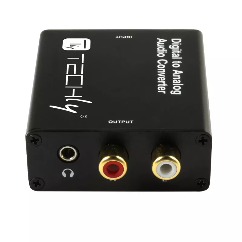 Techly IDATA SPDIF-9 audioconverter zwart