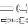 Spantang Bosch 2608570100 diameter 6 mm