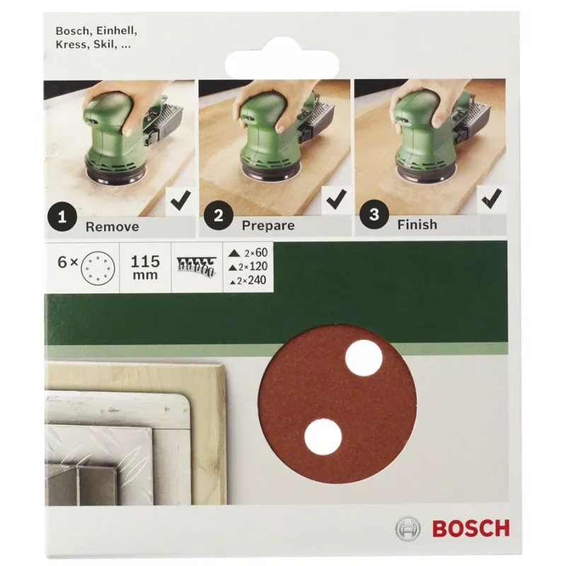 Bosch 2609256A27 5 stuks schuurblad