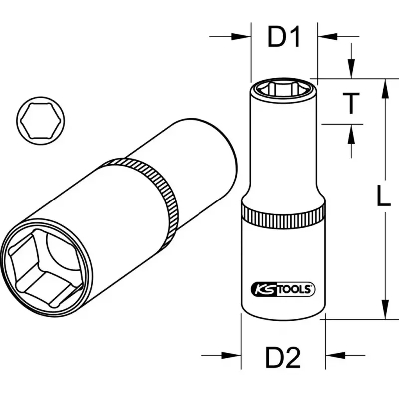 Steeksleutelset KS Tools 917.5391