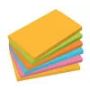 Zelfklevend notitieblok Sigel BA127 rechthoekig blauw groen oranje roze geel 100 vel