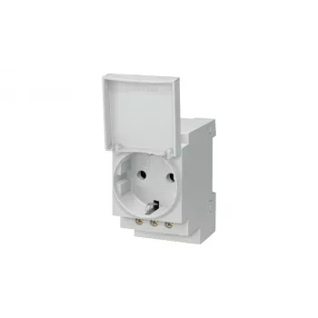 Siemens 5TE6801 stopcontact type F grijs