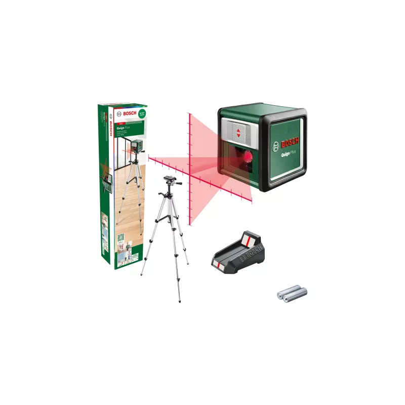 Bosch Quigo Plus Uni 0603663602 – compacte kruislijnlaser met statief