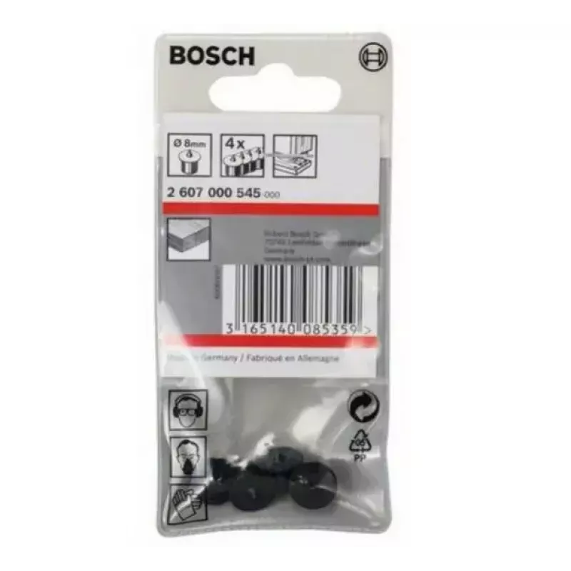 Booropzetstuk Bosch 2 607 000 545 zwart 8 mm diameter 4 stuks