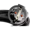 Stroomkabel BASETech 1593780 zwart 3m