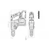 Hamerboor Metabo KH 18 LTX BL 28 Q 1000 RPM SDS Plus