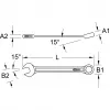 Combinationsleutel KS Tools 517.0610, 10 mm, chroom-vanadium, 140 mm lengte