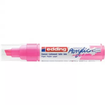 Marker Edding 5000 beitelpunt roze 1 stk.