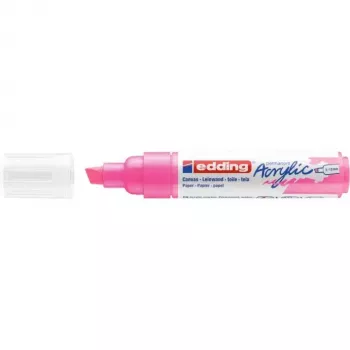 Marker Edding 5000 beitelpunt roze 1 stk.