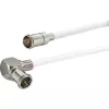Coaxkabel Schwaiger MMC15 052 1,5 m Mini D F wit