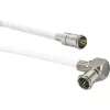 Coaxkabel Schwaiger MMC15 052 1,5 m Mini D F wit
