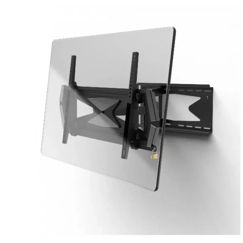 Hama 00220863 tv-wandbeugel, draaibaar, kantelbaar, diefstalbeveiliging, 203 cm (80 inch), 40 kg