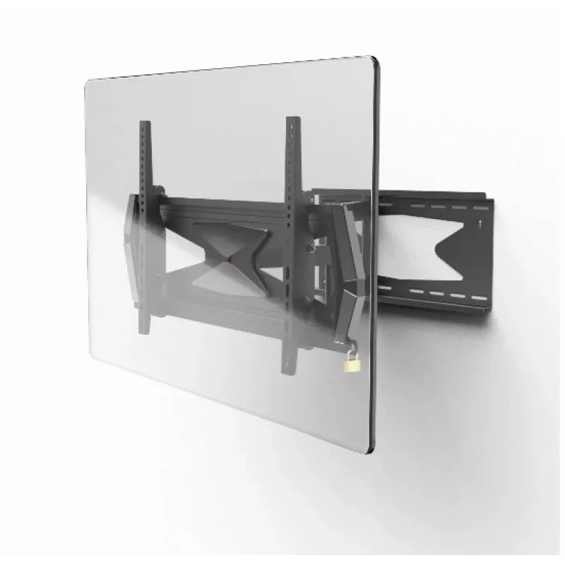 Hama 00220863 tv-wandbeugel, draaibaar, kantelbaar, diefstalbeveiliging, 203 cm (80 inch), 40 kg