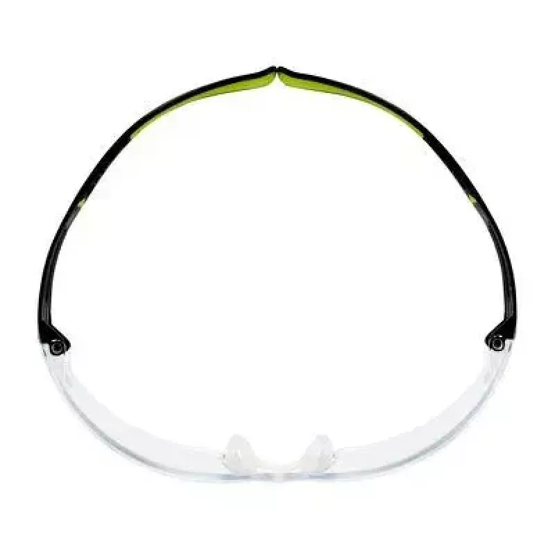 Veiligheidsbril 3M SF4000CC1 — veiligheidsbril van kunststof, transparant glas, zwart/groen
