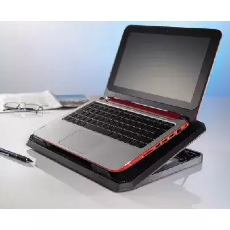 Hama zwart laptop-koelpad 39,6 cm (15,6 inch)