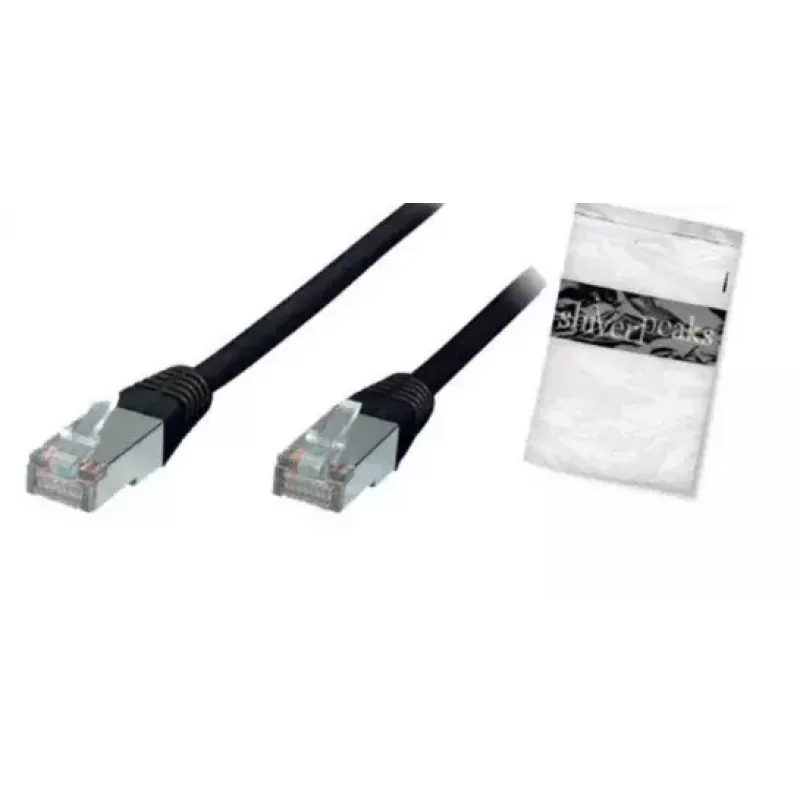 Netwerkkabel ShiverPeaks BS75111-S 1m Cat5e F/UTP zwart