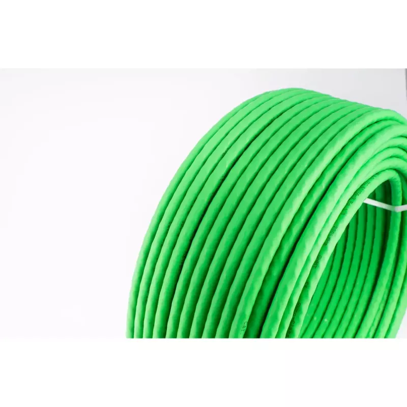 Netwerkkabel ShiverPeaks BS08-8605503 S/FTP Cat8.2 50m groen
