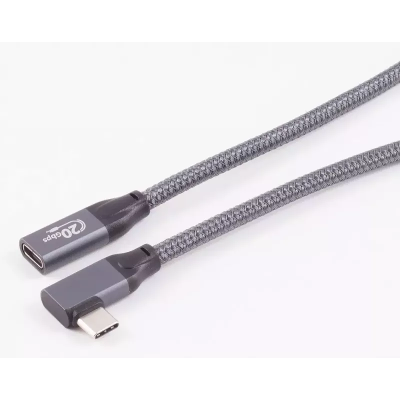 USB-kabel ShiverPeaks BS13-56030 2m USB 3.2 Gen 2x2 grijs