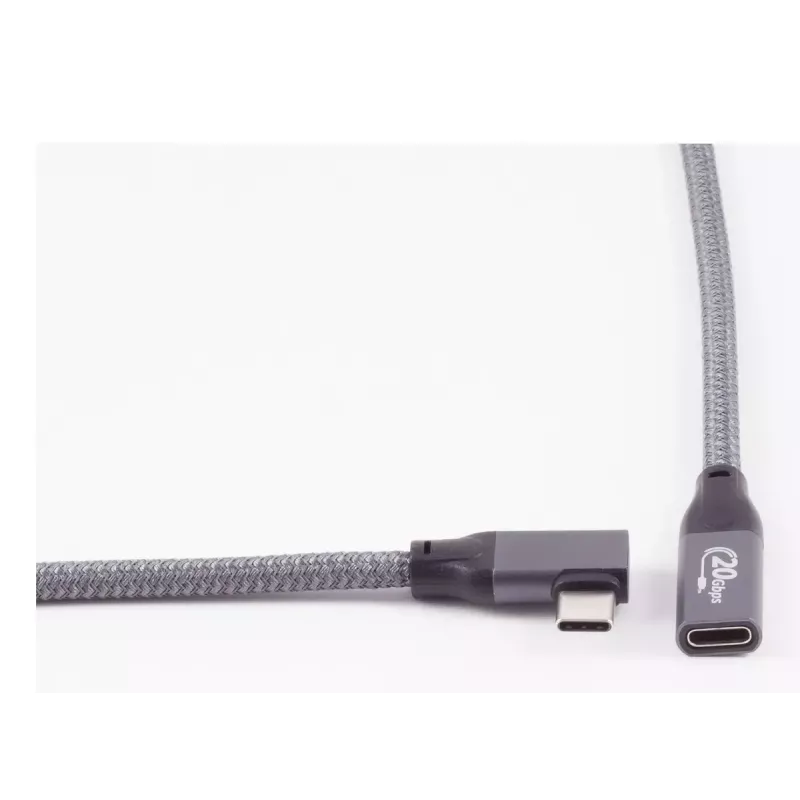 USB-kabel ShiverPeaks BS13-56150 1.5m USB 3.2 Gen 2x2 grijs