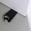 Deurstopper Blomus WEDO zwart rubber roestvrij staal