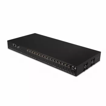 Lindy 16x16 HDMI 4K60 matrix, HDMI, HDMI, 3,5 mm, 3840 x 2160 pixel, zwart, metaal