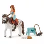 schleich HORSE CLUB Mia & Spotty, paard met amazone, paarden, 5 jaar, veelkleurig, kunststof