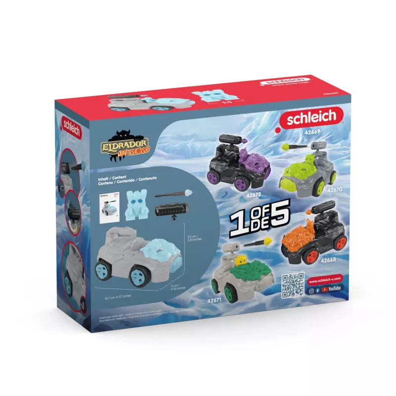 Voertuig Schleich ELDRADOR CREATURES Ice CrashMobile Mini Creature 7-12 jaar