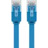 Platte patchkabel Goobay CAT 6 2 m U/UTP blauw