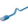 Platte patchkabel Goobay CAT 6 2 m U/UTP blauw