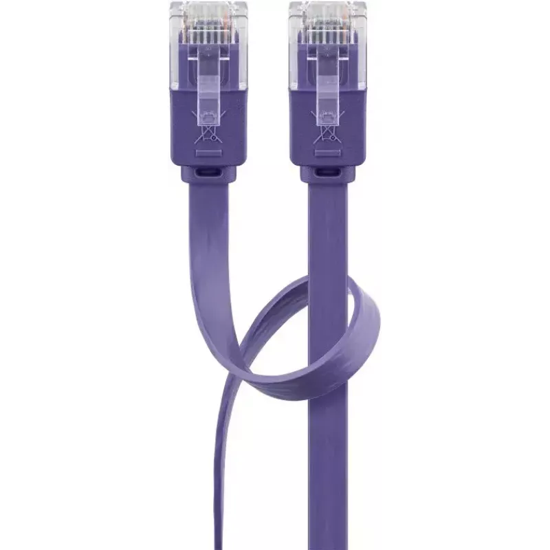 Platte patchkabel Goobay CAT 6 2m U/UTP violet