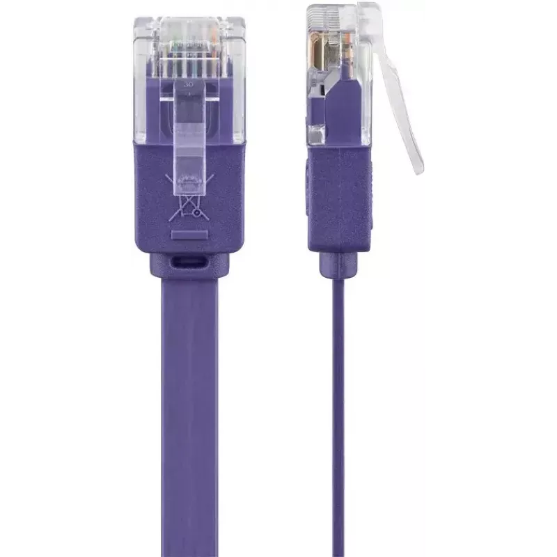 Platte patchkabel Goobay CAT 6 2m U/UTP violet