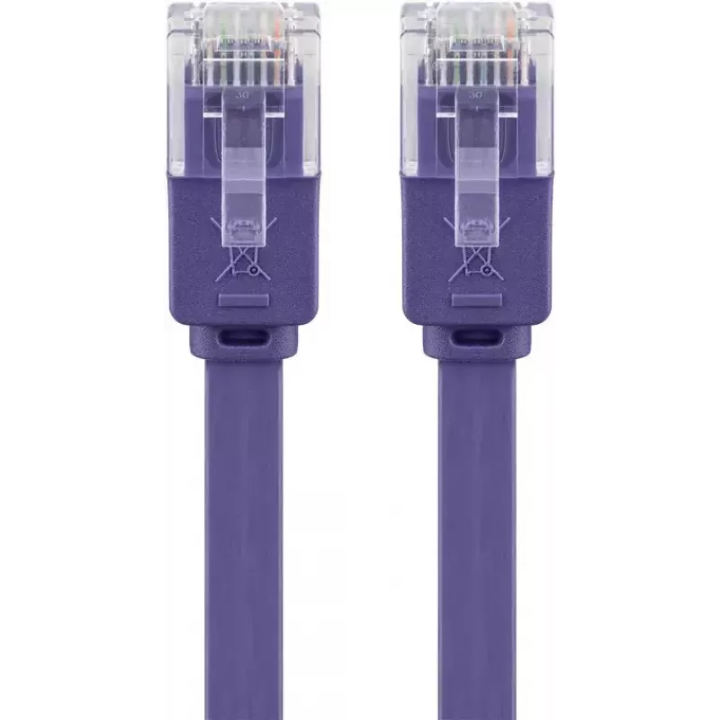 Platte patchkabel Goobay CAT 6 2m U/UTP violet