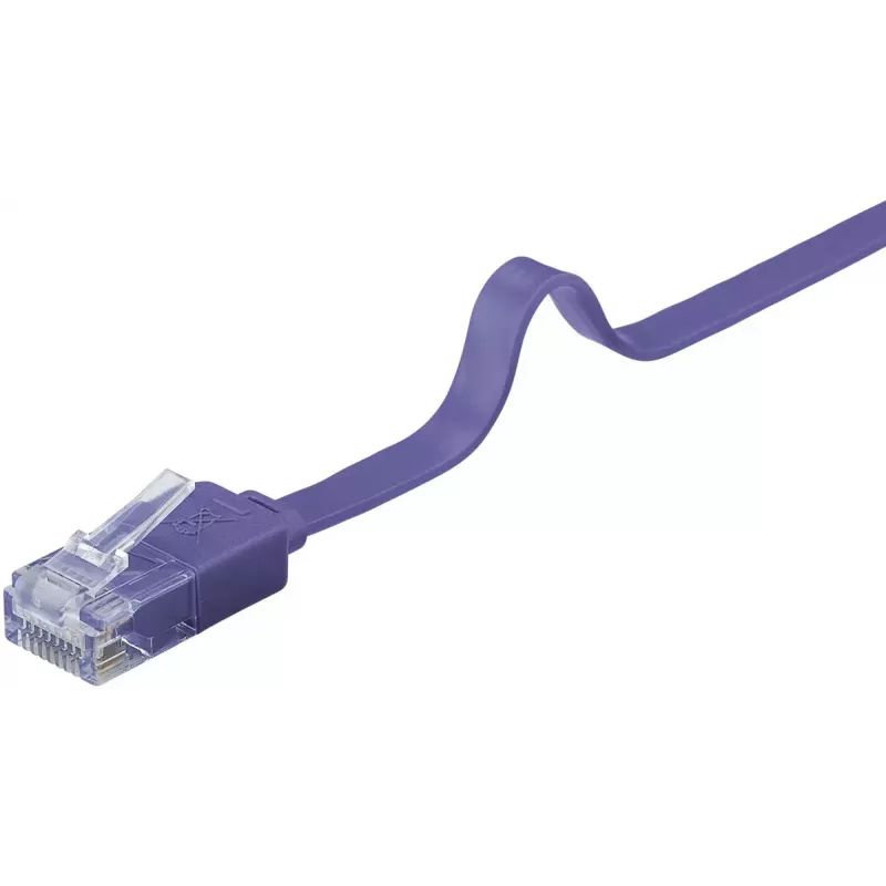 Platte patchkabel Goobay CAT 6 2m U/UTP violet