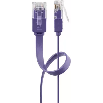 Platte patchkabel Goobay CAT 6 2m U/UTP violet