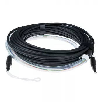 ACT 50 meter multimode 50/125 OM4 binnen-/buitenkabel 4 vezels met LC-connectoren