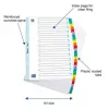 ELBA Mylar-kaartbak, A-Z, 26-delig, A4, 210 x 297 mm, gekleurde tabbladen (596581-20)