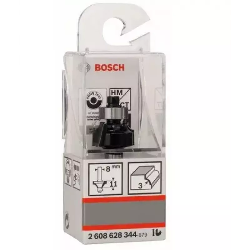 Bosch Accessories 2608628344 Hardmetalen afrondfrees, 8 mm schacht, 53 mm lengte