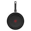 Tefal Hard Titanium Pro G28990 koekenpannenset, 2 stuks, titaancoating, aluminium, inductie, 175°C, zwart