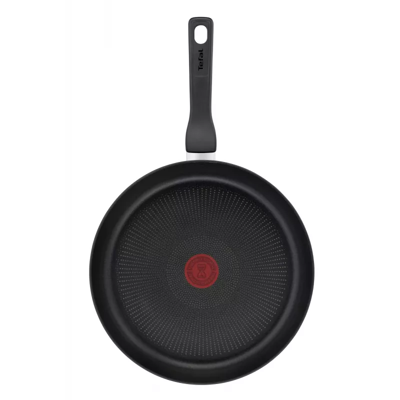 Tefal Hard Titanium Pro G28990 koekenpannenset, 2 stuks, titaancoating, aluminium, inductie, 175°C, zwart