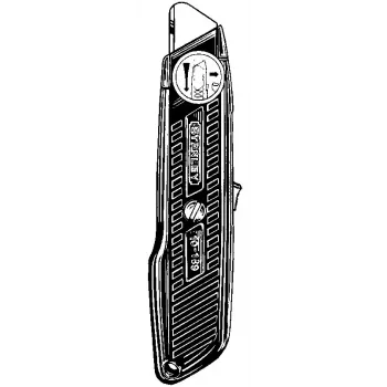 Veiligheidsmes Stanley 155 mm met veerretour